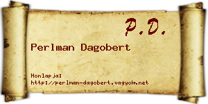 Perlman Dagobert névjegykártya